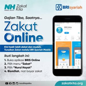 Kini ZakatBisa Melalui Mobile Banking BRI Syariah