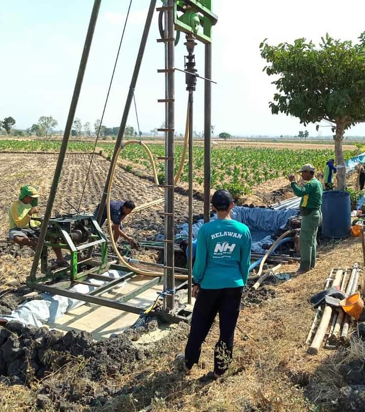 sumur bor untuk warga terdampak kekeringan