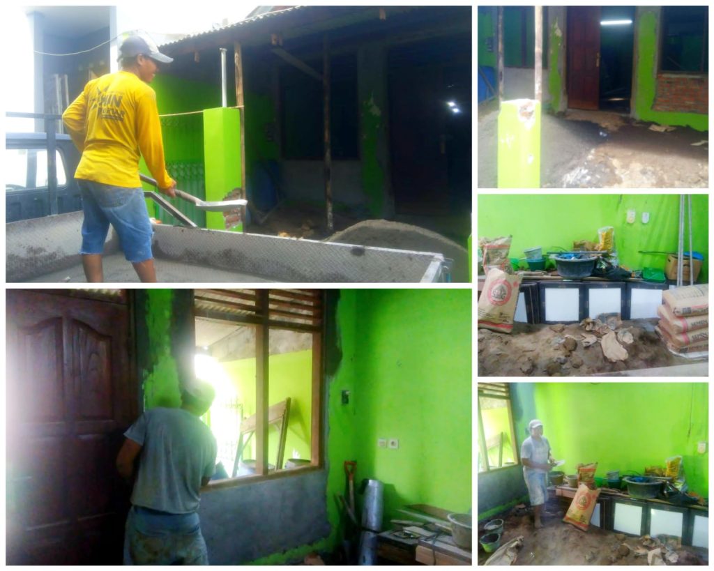 Bantu Perbaikan Gedung TPQ yang Terdampak Banjir