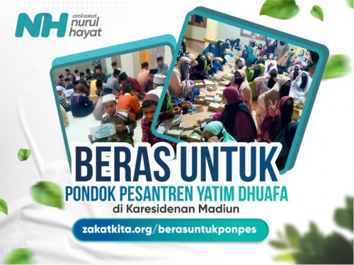 Sedekah Beras untuk Pondok Pesantren