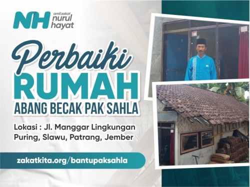 Perbaiki Rumah Abang Becak Pak Sahla