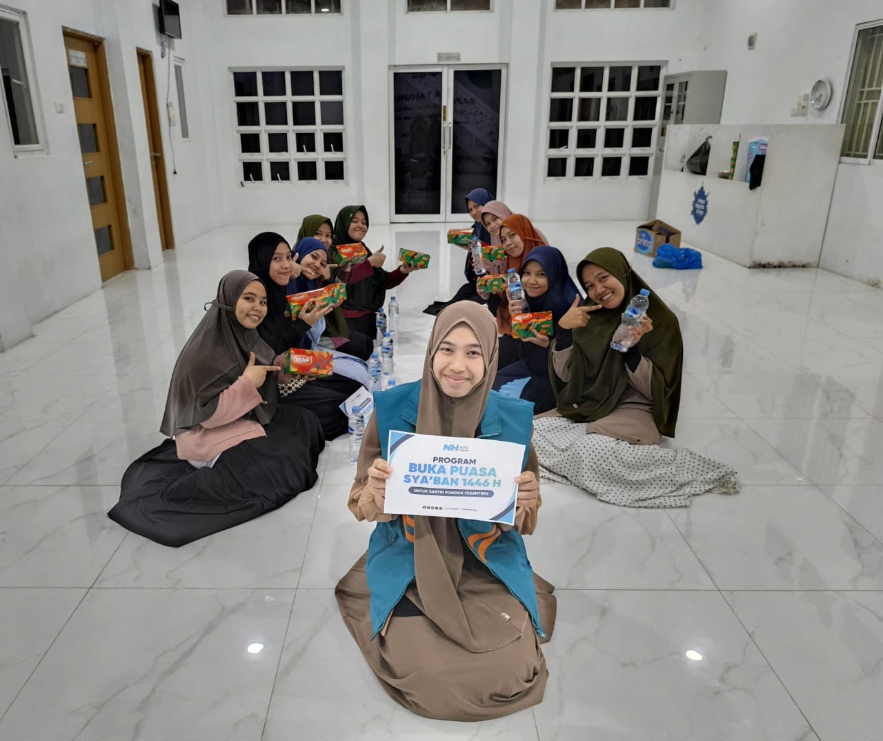 LAZNAS Nurul Hayat Salurkan Buka Puasa Sya’ban 1446 H untuk 8.305 Santri