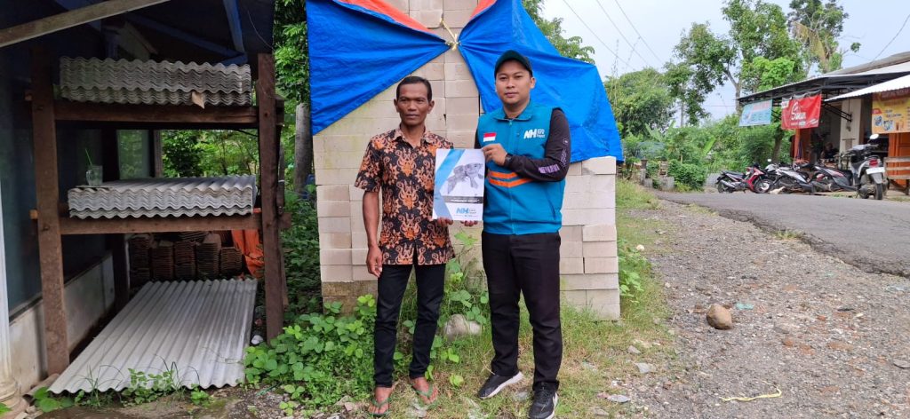 Penyaluran Semen untuk Pembangunan Tempat Wudhu