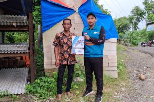 Penyaluran Semen untuk Pembangunan Tempat Wudhu