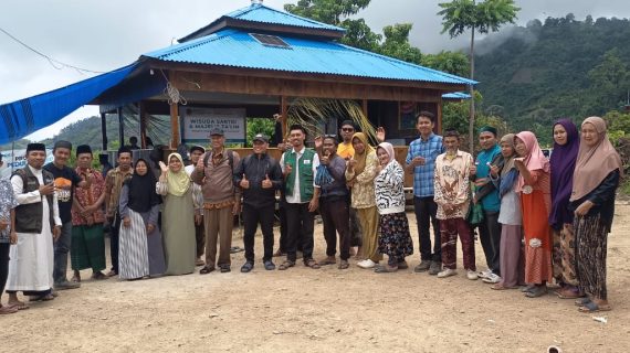 Progres Pembangunan Masjid Jabal Nur di Pelosok Sulawesi Tengah